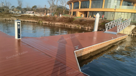 Residential Floating Bridge Marina Aluminum Floating Dock Platform Marine Float Pontoon