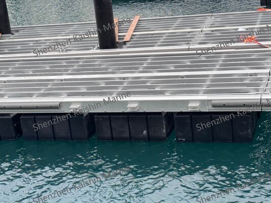 6061-T6 Aluminum Floating Dock with 250-275kg/sqm Load Capacity and Modular Design for Marina Projects