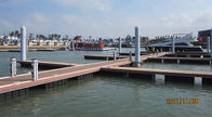 Long Lasting Marine Aluminum Alloy Floating Pontoon Docks For Yacht Boat Berth