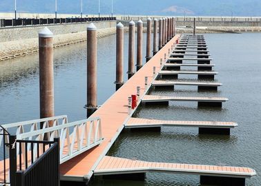 Long-Lasting Finger Dock Aluminum Alloy 6061-T6 Floating Pontoon Walkway For Yacht Boat