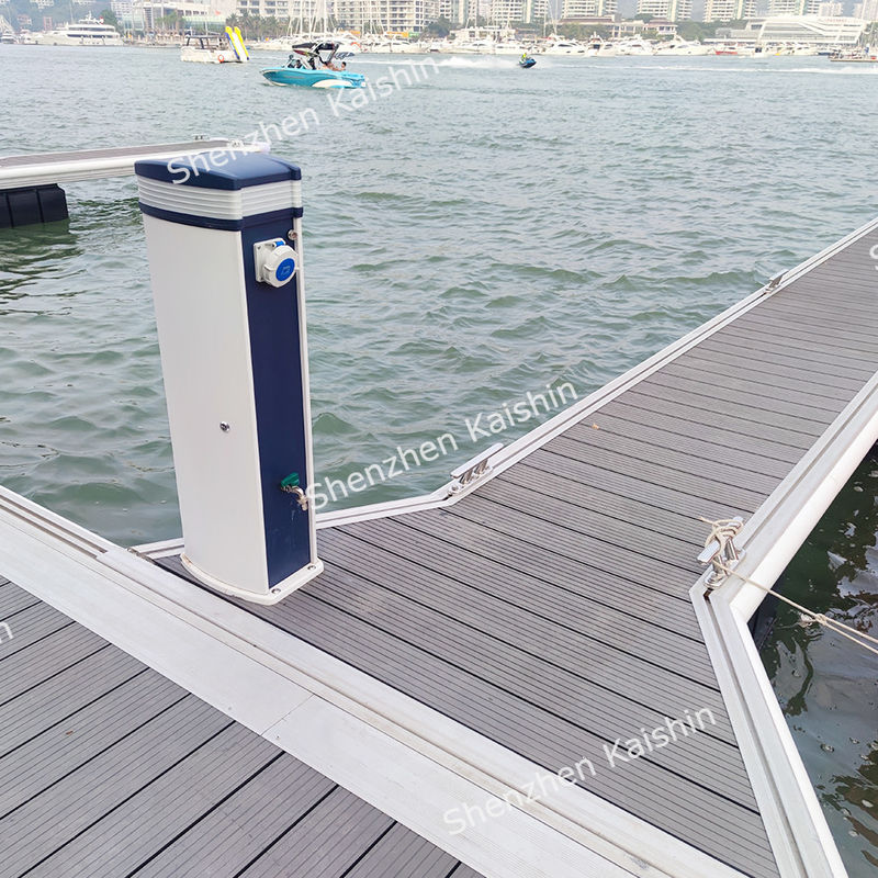 Custom Aluminum Finger Dock for Marinas with Anti-Slip Surface