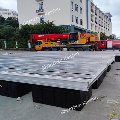 Đồ cắm nổi theo yêu cầu của Yacht Floating Dock Alloy 6061 T6 Floating Pontoon For Marina Waterfront