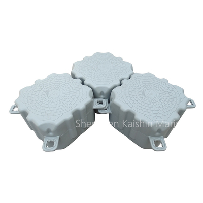 Bu-lông không rắc rối Màu xanh lam Cầu phao nước linh hoạt HDPE để neo đậu nhanh chóng và dễ dàng