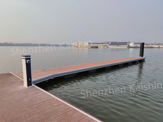 Các bến tàu nổi bằng hợp kim nhôm bền cho dự án cầu cầu nổi Marina Yacht Club