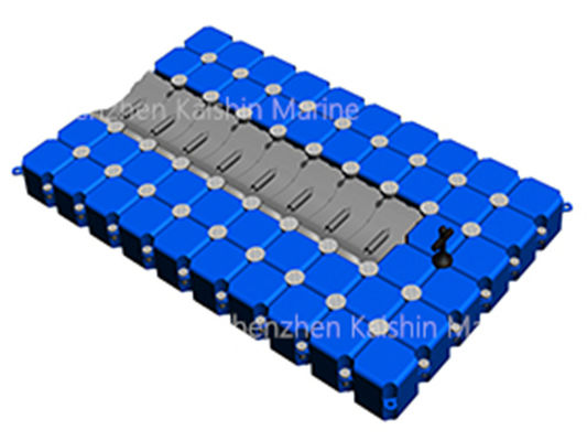 UV ổn định HDPE Floating Platform Cubes 500 X 500 X 400mm Modular Floating Dock Kháng ăn mòn