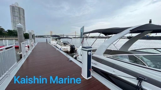 Cầu tàu nổi bằng nhôm thân thiện với môi trường cho du thuyền, bến du thuyền nổi trên biển với phao LLDPE