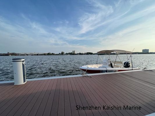 Pontoon nổi nhôm lớp 6061-T6 có kích thước tùy chỉnh và dung lượng tải 250-275kg/m2