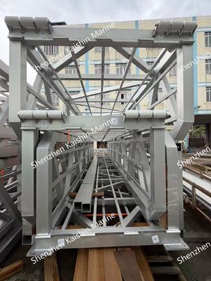 Đường băng nhôm biển với công suất tải 400kg / m2, tuổi thọ 15-20 năm và sàn chống trượt cho bến tàu nổi